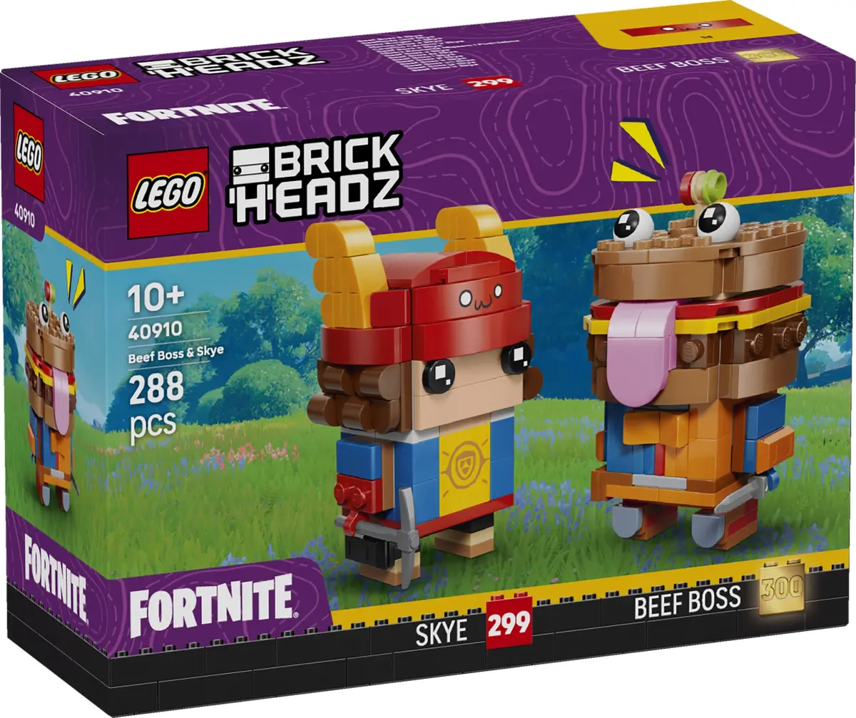 LEGO BrickHeadz 40910 Beef Boss & Skye set, image 5