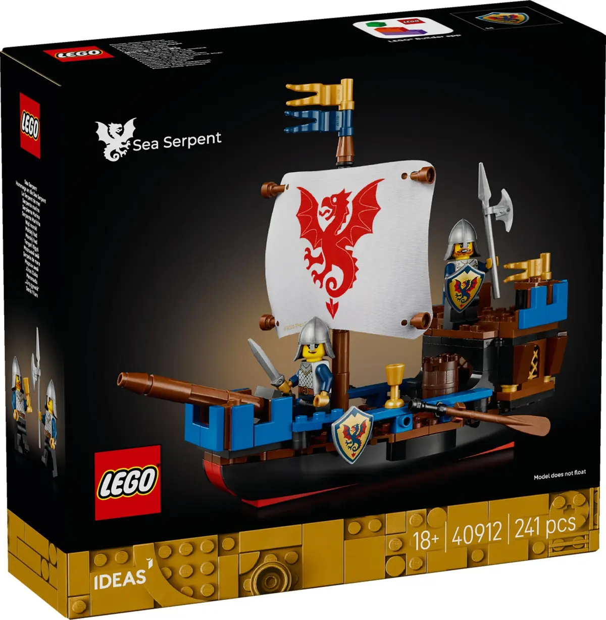LEGO Ideas 40912 Sea Serpent set, image 3