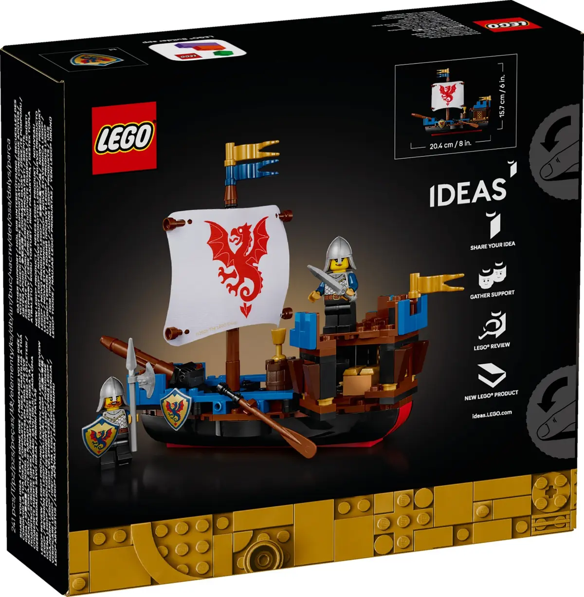LEGO Ideas 40912 Sea Serpent set, image 4