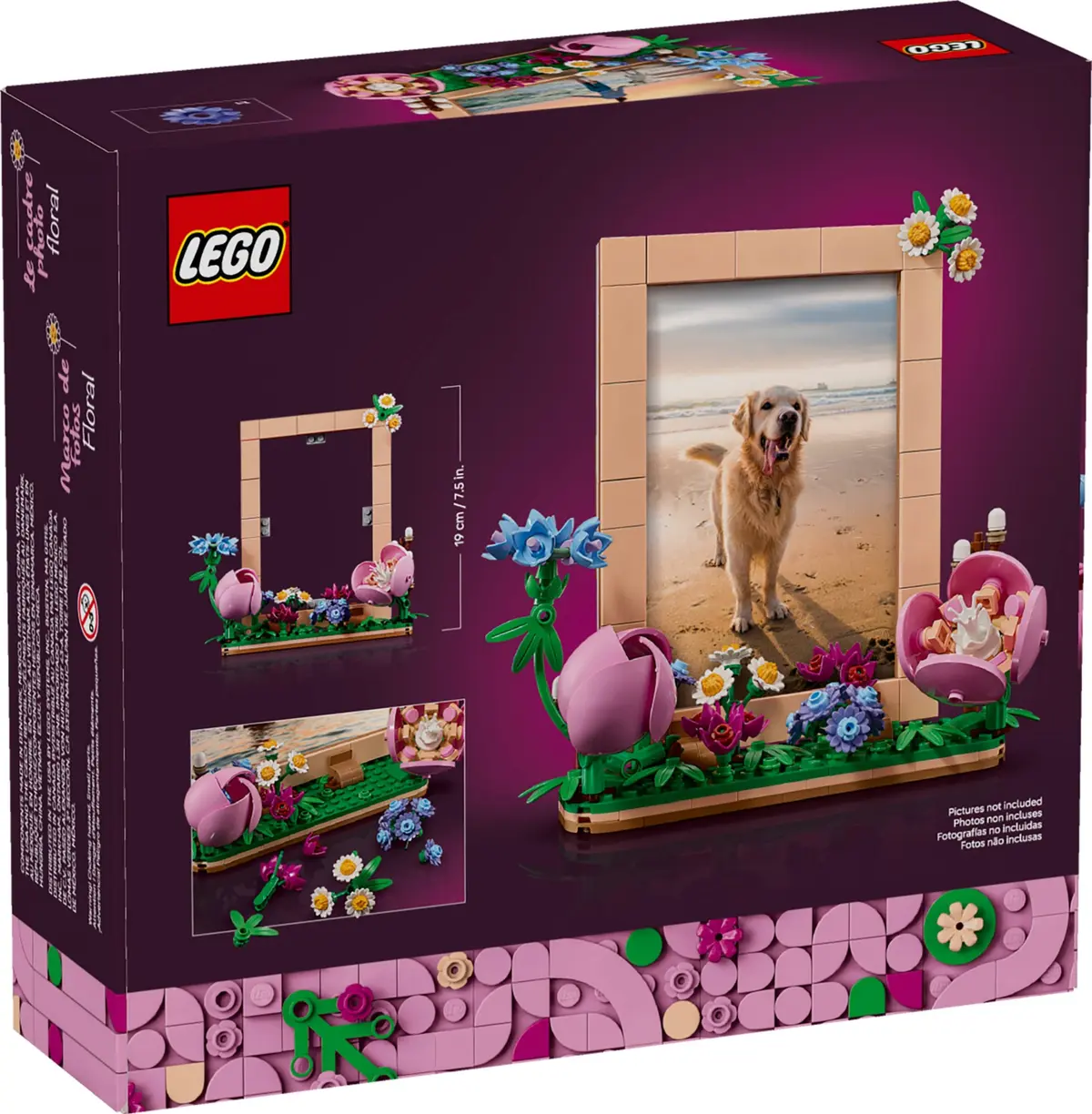 LEGO Botanicals 40916 Floral Picture Frame set, image 4