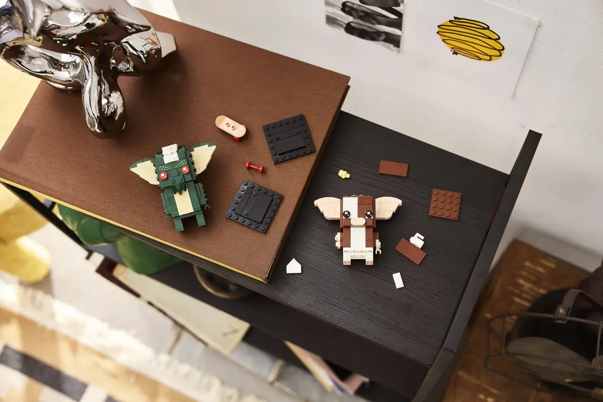 LEGO BrickHeadz 40919 Gremlins: Gizmo and Stripe Figures set, image 9