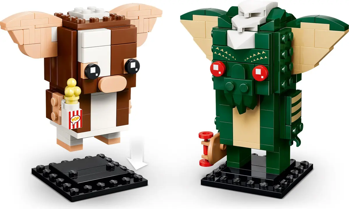LEGO BrickHeadz 40919 Gremlins: Gizmo and Stripe Figures set, image 5