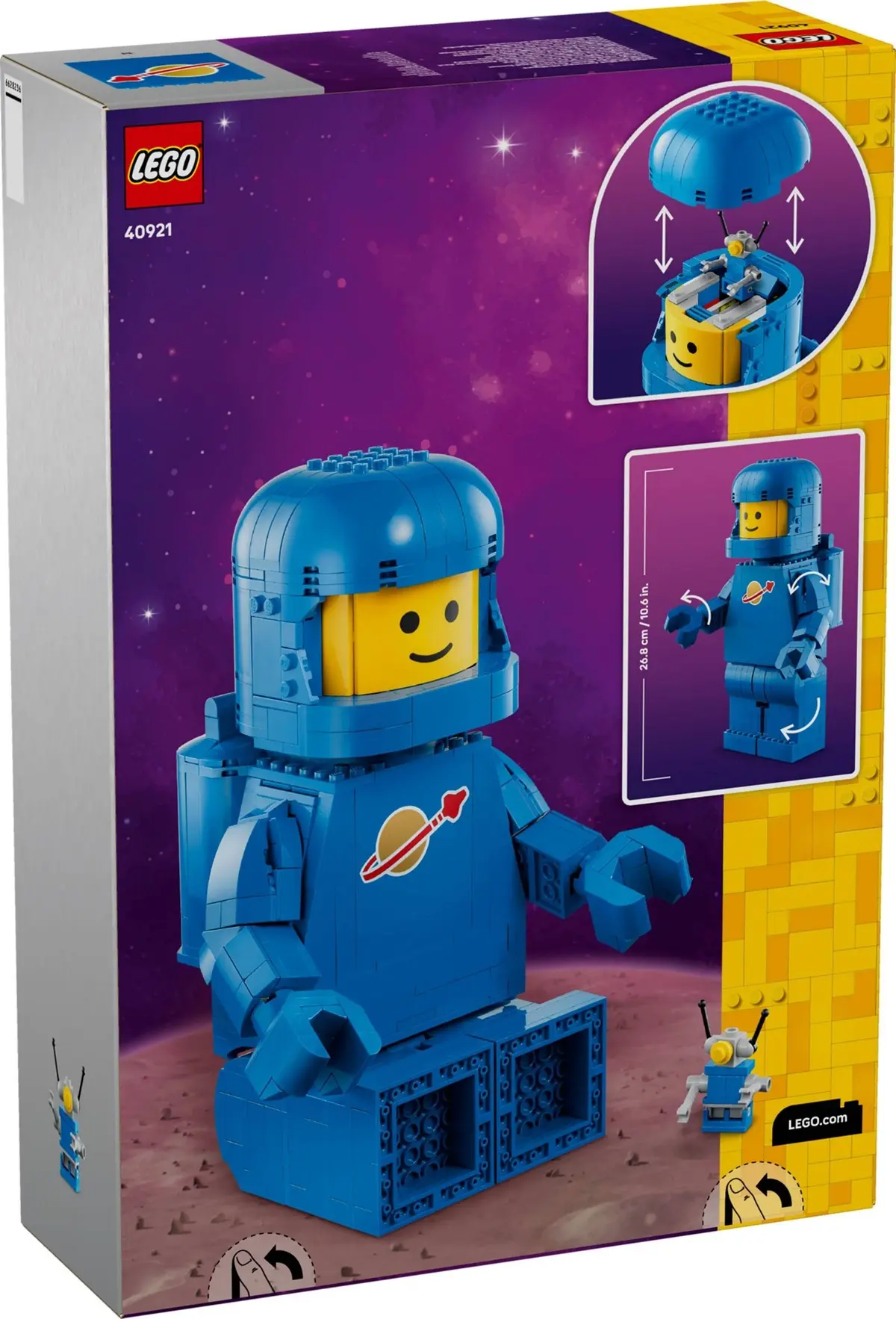 LEGO Miscellaneous 40921 Up-Scaled Blue Astronaut Minifigure set, image 2