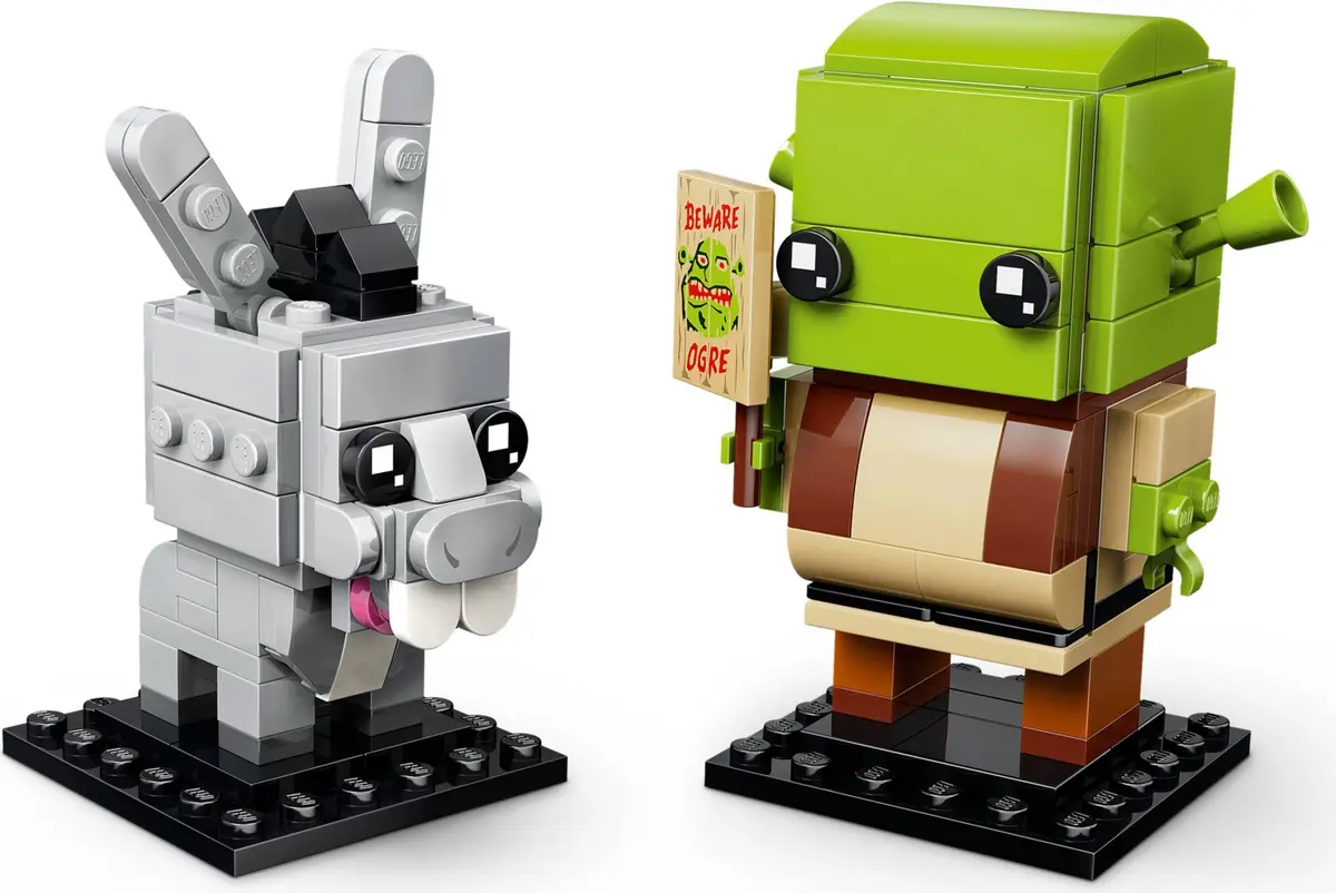 LEGO BrickHeadz 40923 Shrek, Donkey & Gingy Figures set, image 10