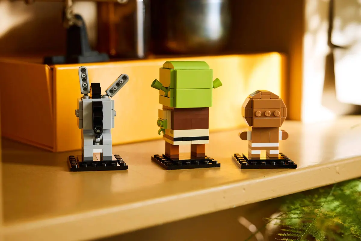 LEGO BrickHeadz 40923 Shrek, Donkey & Gingy Figures set, image 8