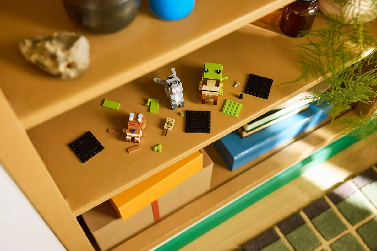 LEGO BrickHeadz 40923 Shrek, Donkey & Gingy Figures set, image 5