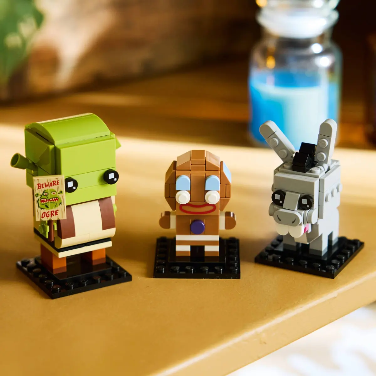 LEGO BrickHeadz 40923 Shrek, Donkey & Gingy Figures set, image 9