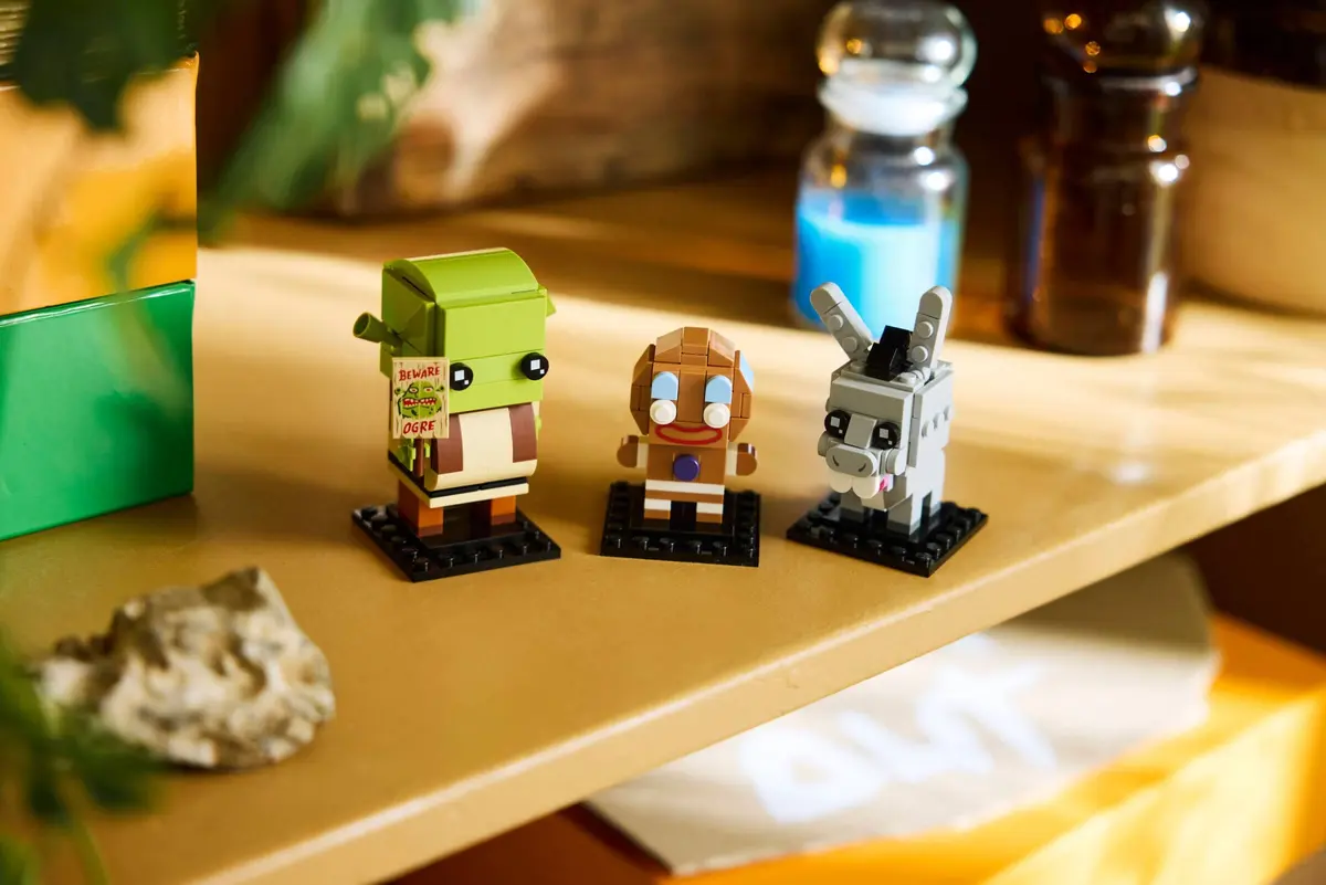 LEGO BrickHeadz 40923 Shrek, Donkey & Gingy Figures set, image 6