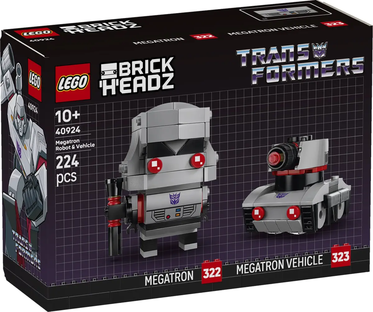 LEGO BrickHeadz 40924 Megatron Robot & Vehicle set, image 3