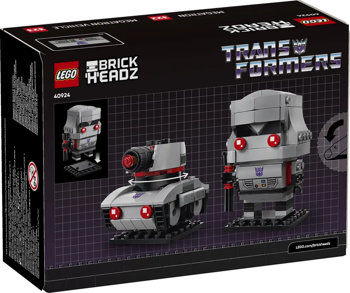LEGO BrickHeadz 40924 Megatron Robot & Vehicle set, image 2