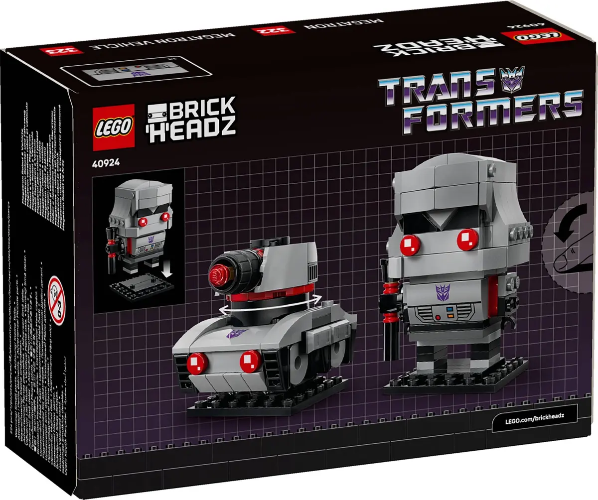 LEGO BrickHeadz 40924 Megatron Robot & Vehicle set, image 4