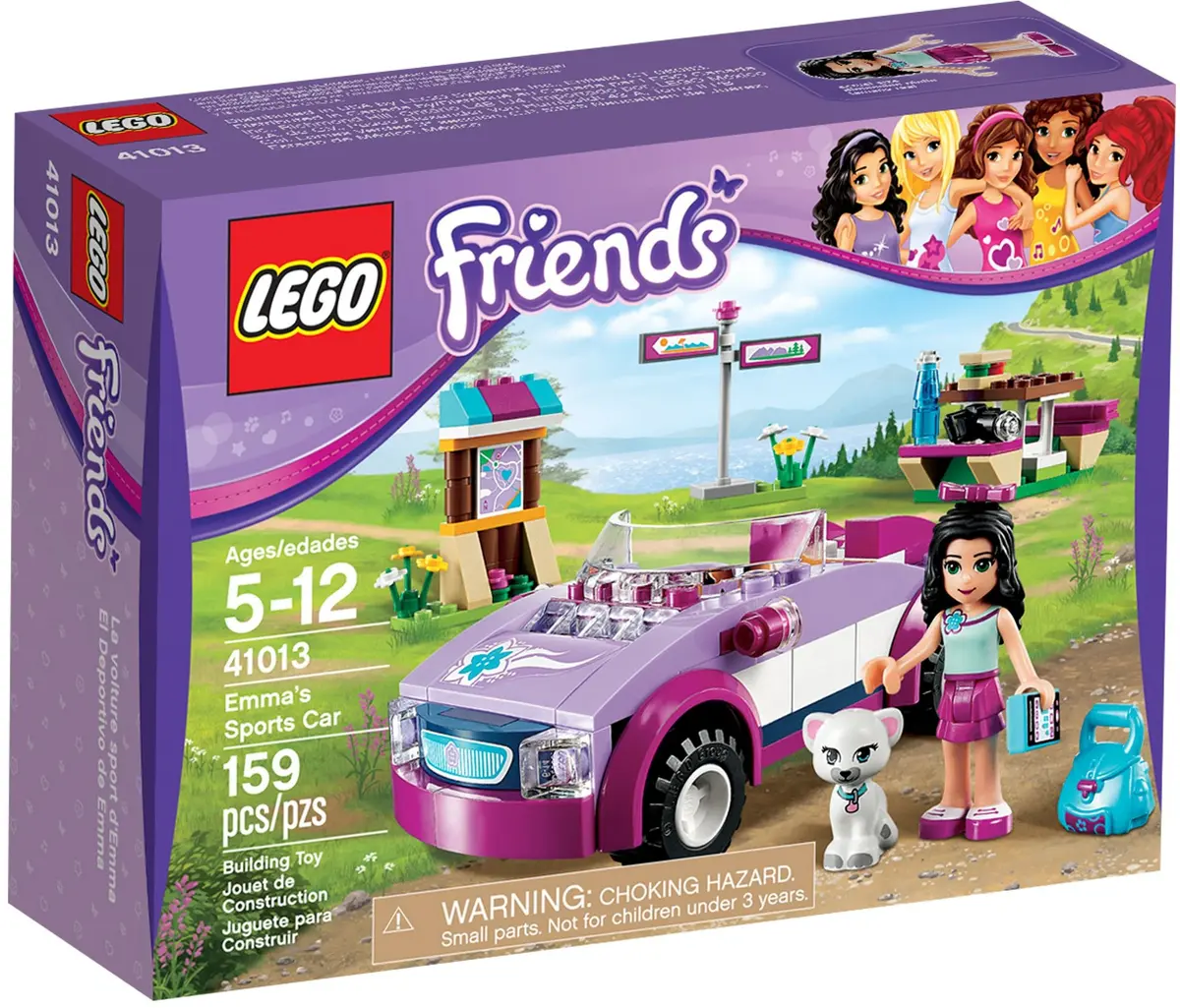 LEGO Friends 41013 Emma's Sports Car set, image 2