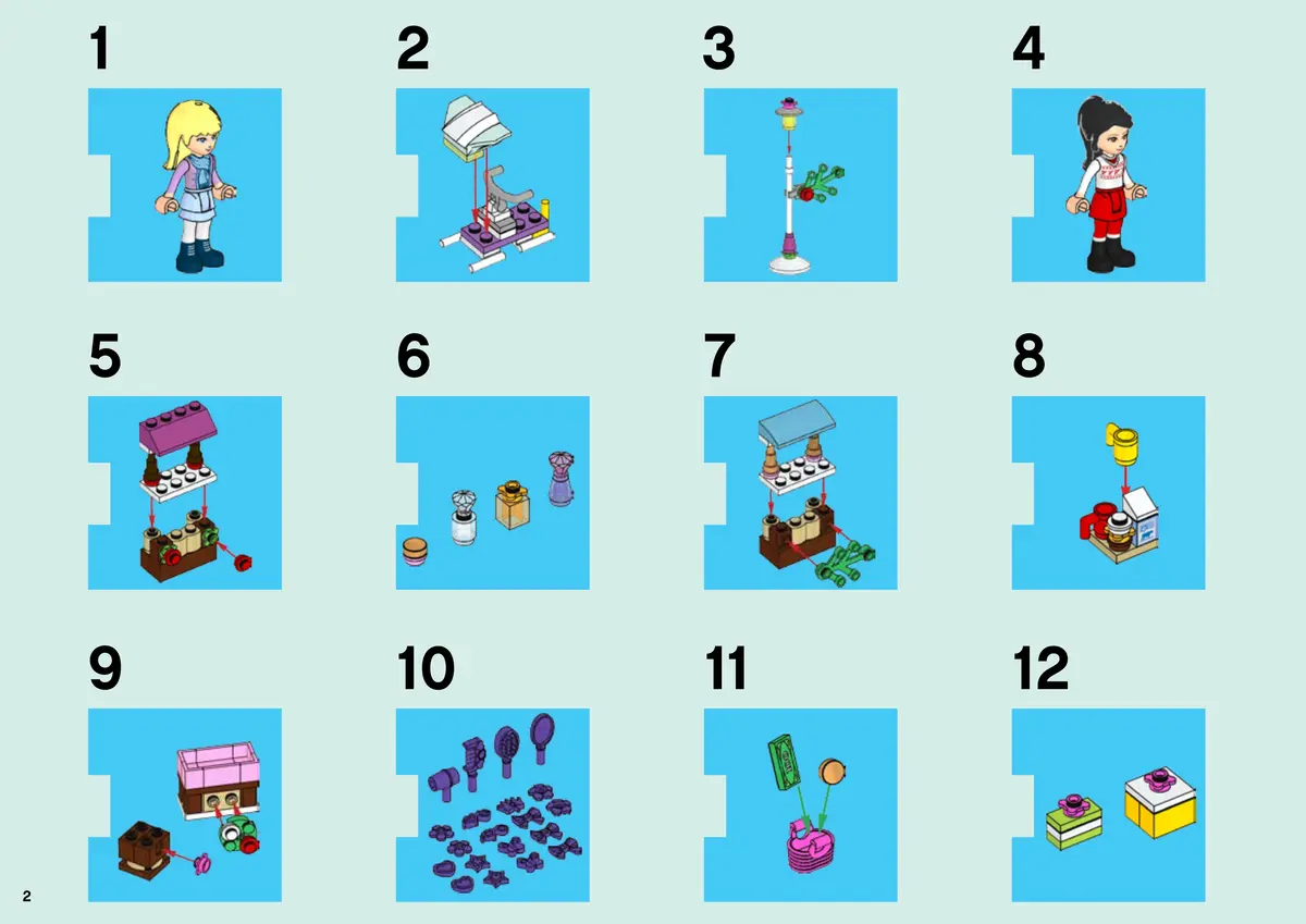 LEGO Friends 41016 LEGO Friends Advent Calendar set, image 2