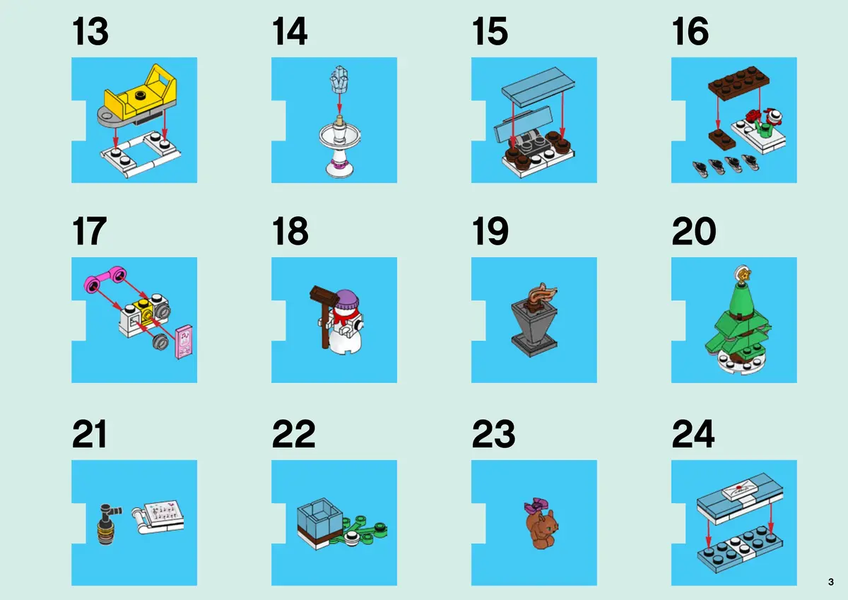 LEGO Friends 41016 LEGO Friends Advent Calendar set, image 3