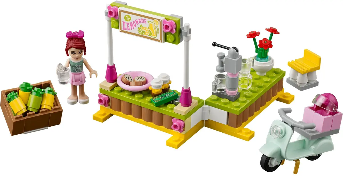 LEGO Friends 41027 Mia's Lemonade Stand set