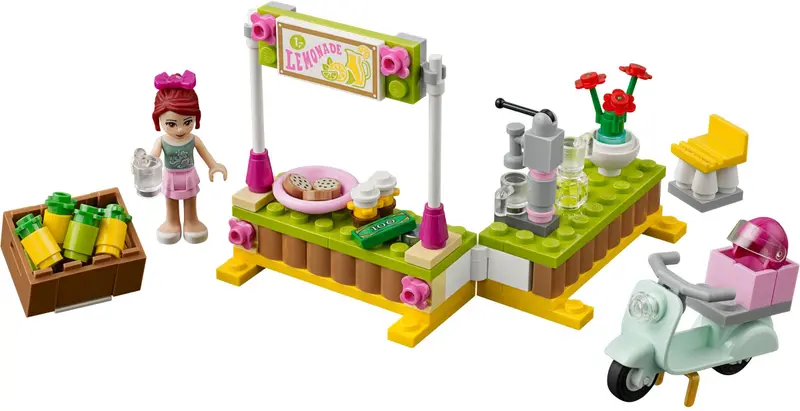 LEGO Friends 41027 Mia's Lemonade Stand set