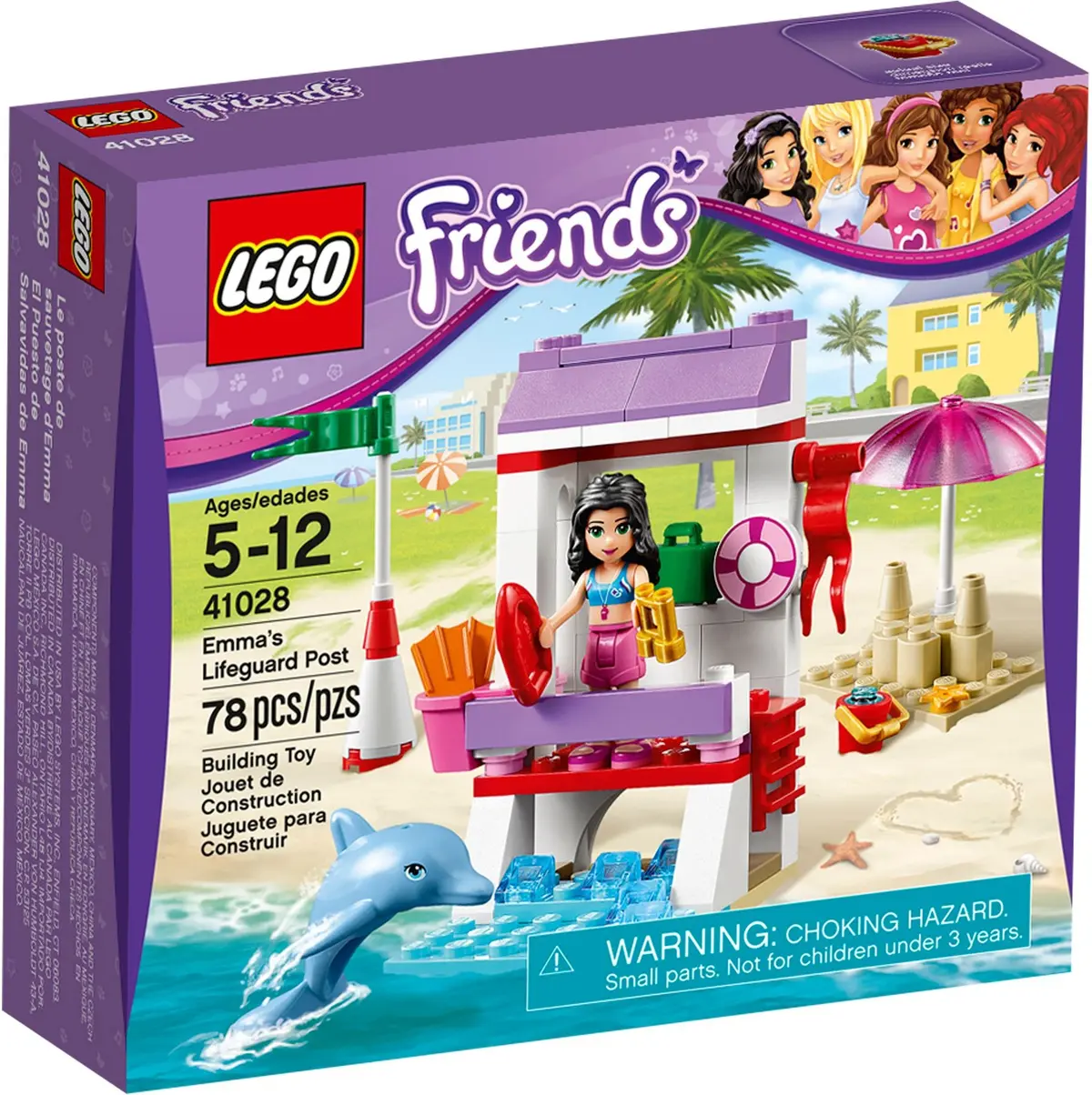 LEGO Friends 41028 Emma's Lifeguard Post set, image 2