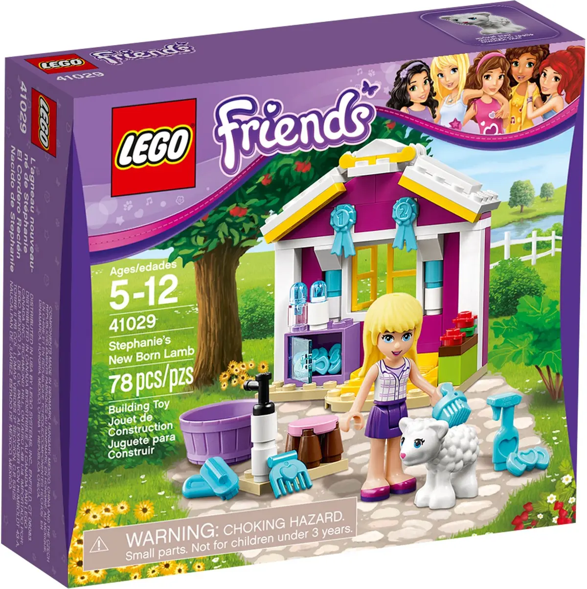 LEGO Friends 41029 Stephanie's New Born Lamb set, image 2