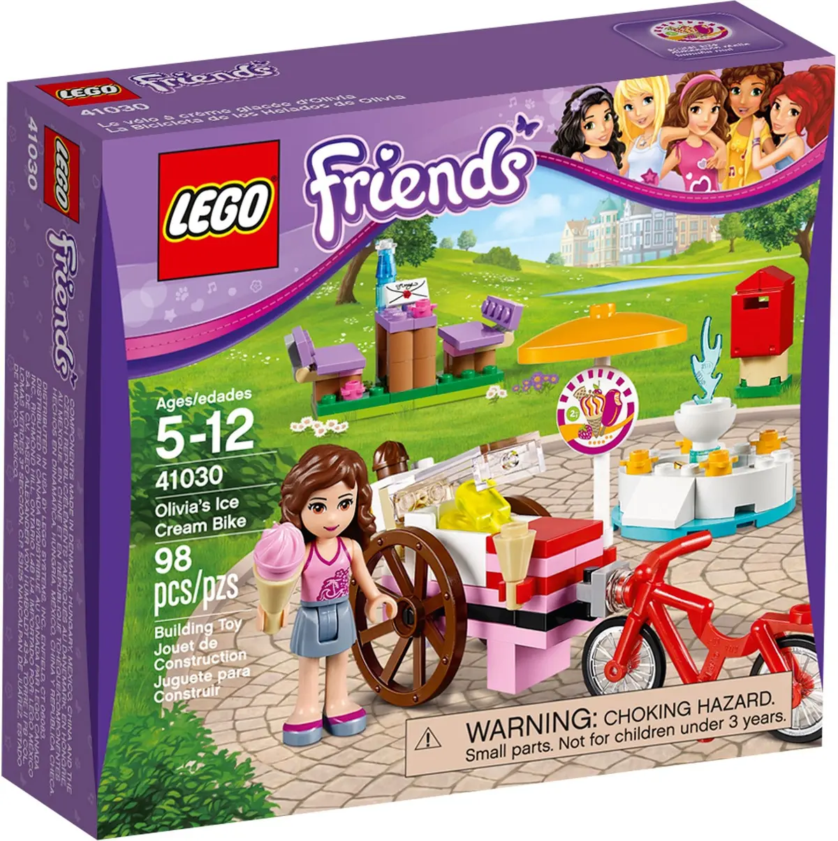 LEGO Friends 41030 Olivia's Ice Cream Bike set, image 2