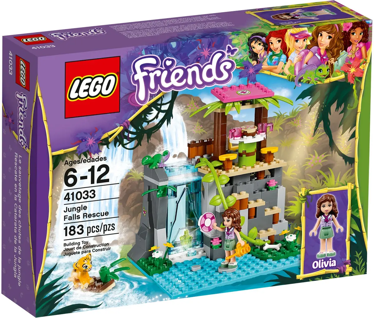 LEGO Friends 41033 Jungle Falls Rescue set, image 2