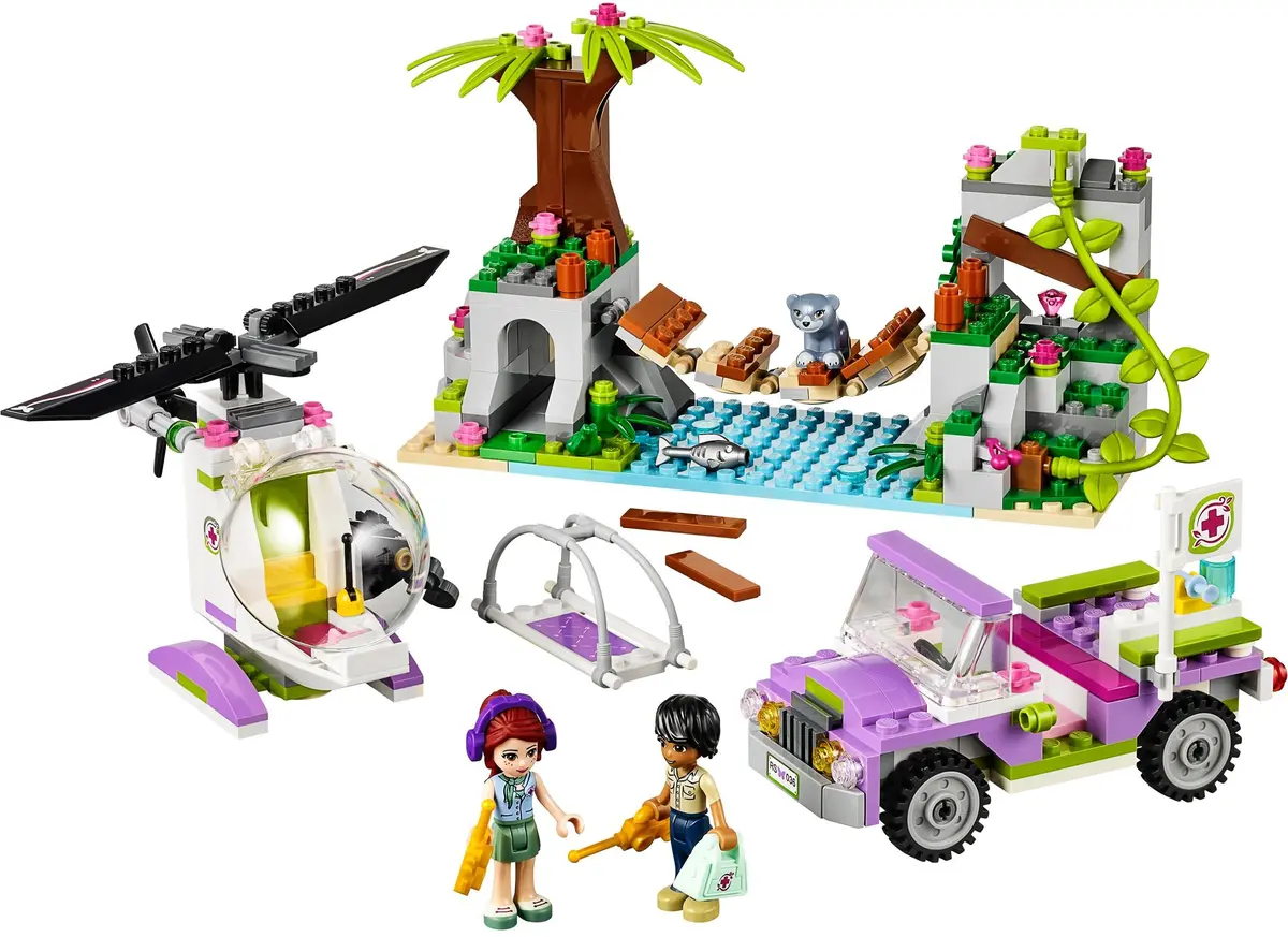LEGO Friends 41036 Jungle Bridge Rescue set