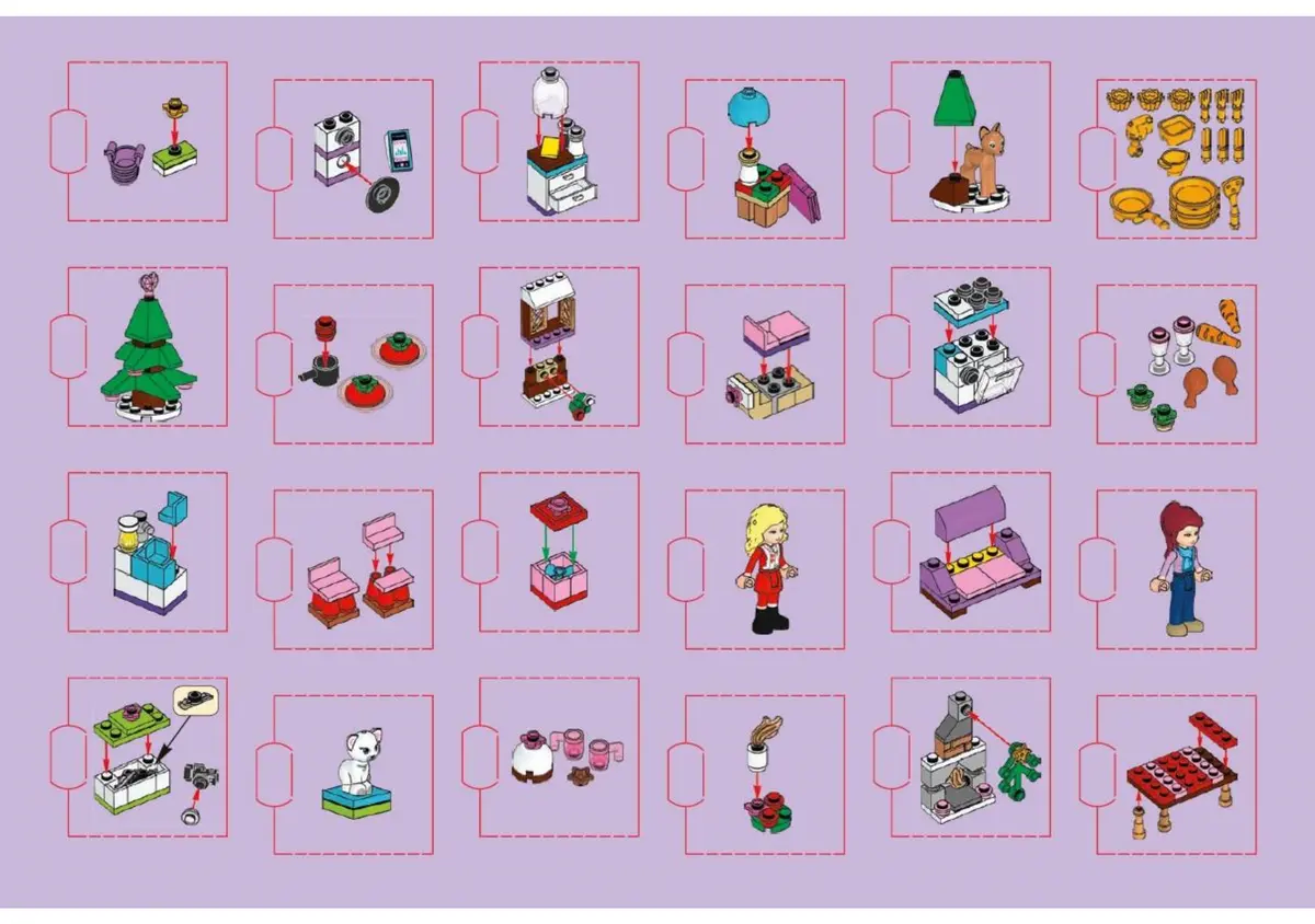 LEGO Friends 41040 LEGO Friends Advent Calendar set, image 2