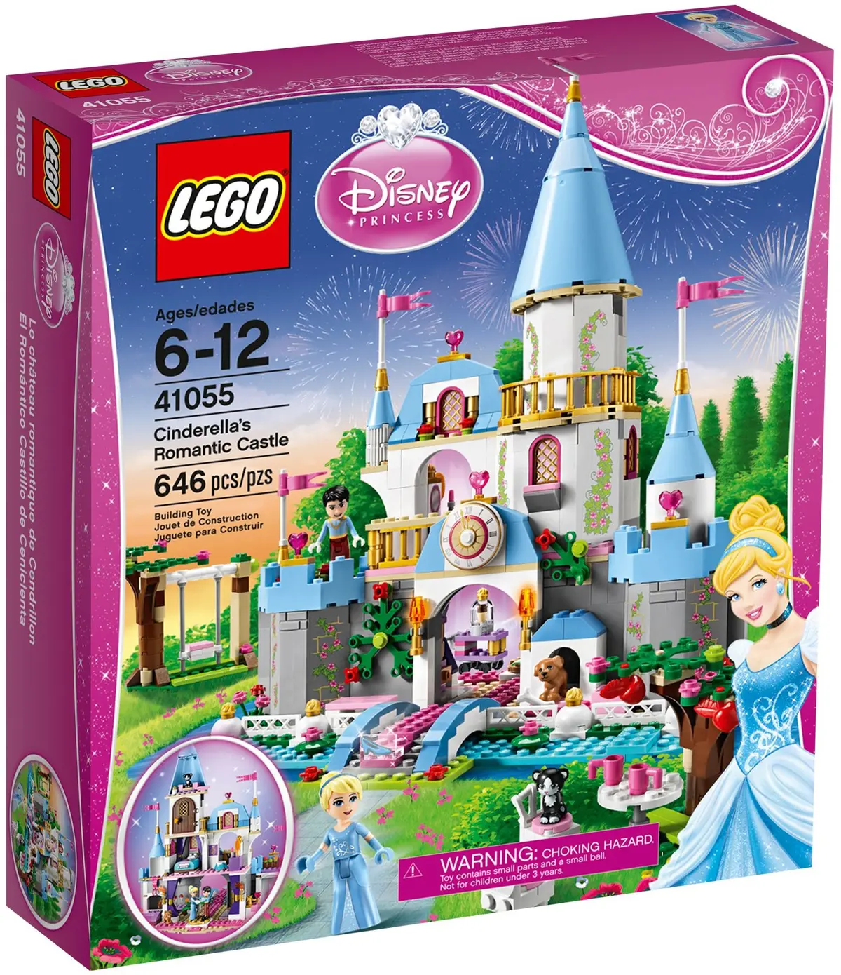 LEGO Disney 41055 Cinderella's Romantic Castle set, image 2