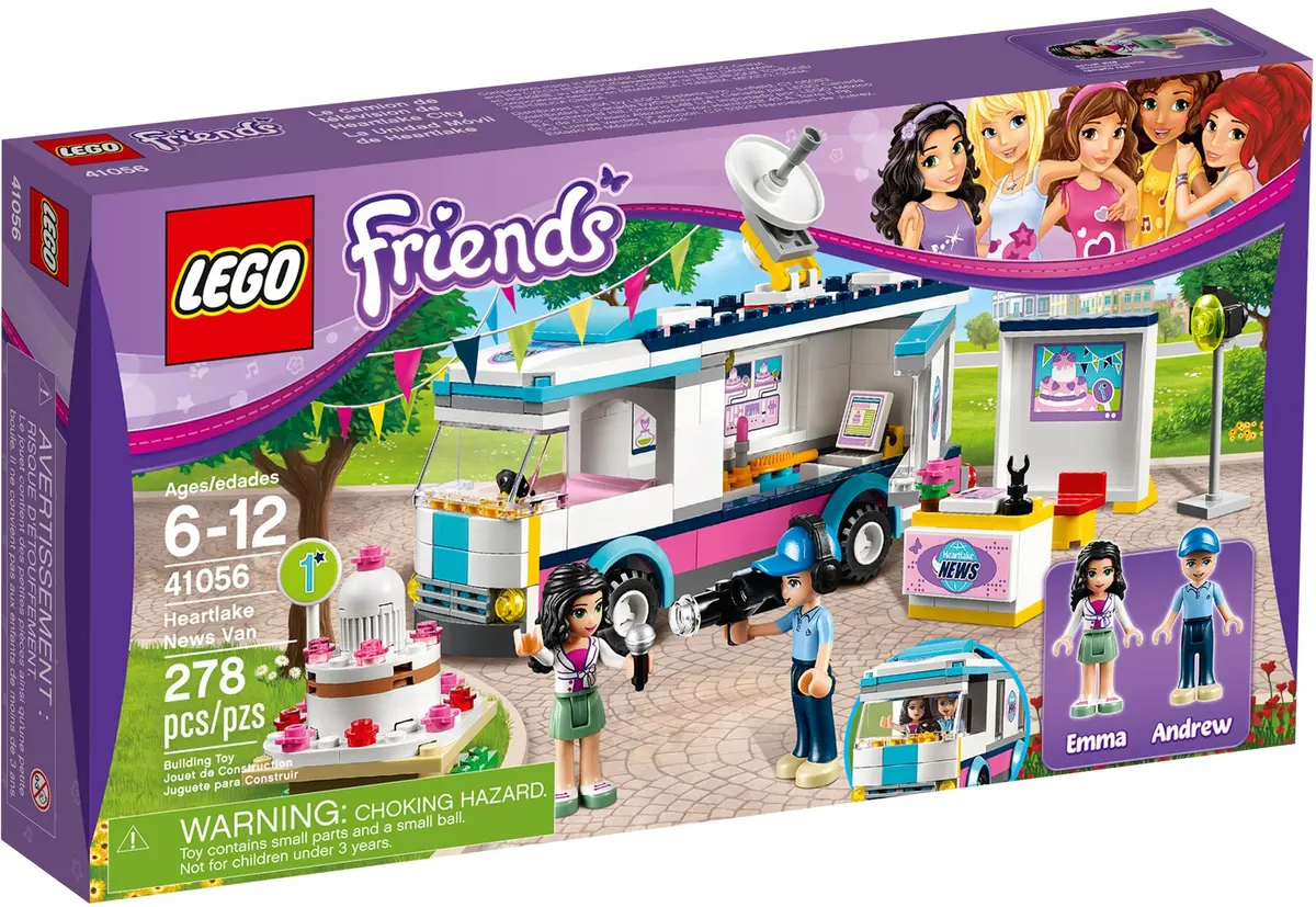 LEGO Friends 41056 Heartlake News Van set, image 2