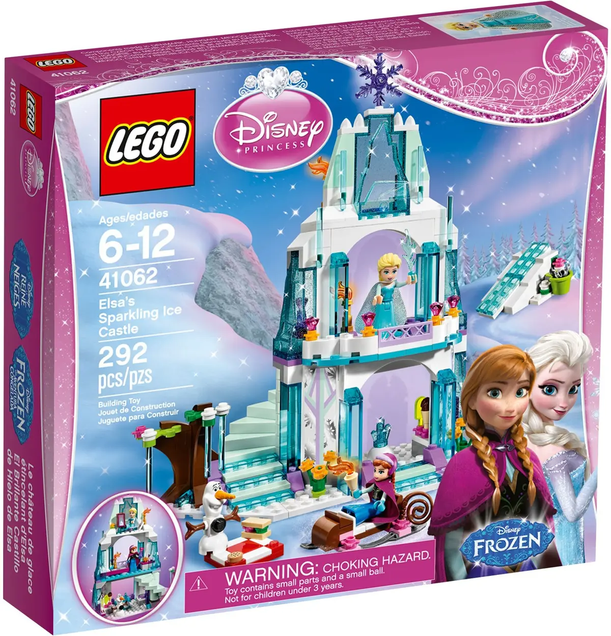 LEGO Disney 41062 Elsa's Sparkling Ice Castle set, image 2
