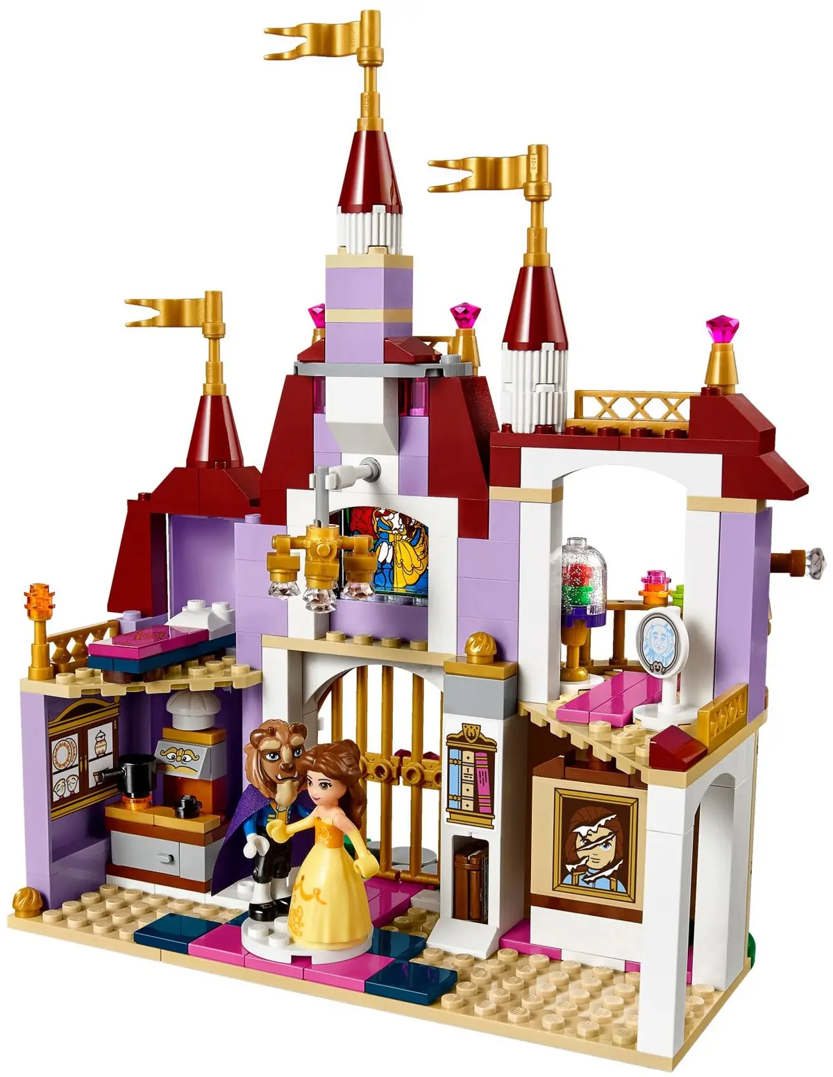 LEGO Disney 41067 Belle's Enchanted Castle set, image 8