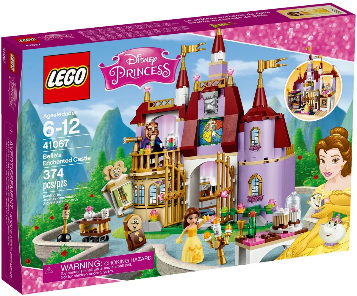 LEGO Disney 41067 Belle's Enchanted Castle set, image 2