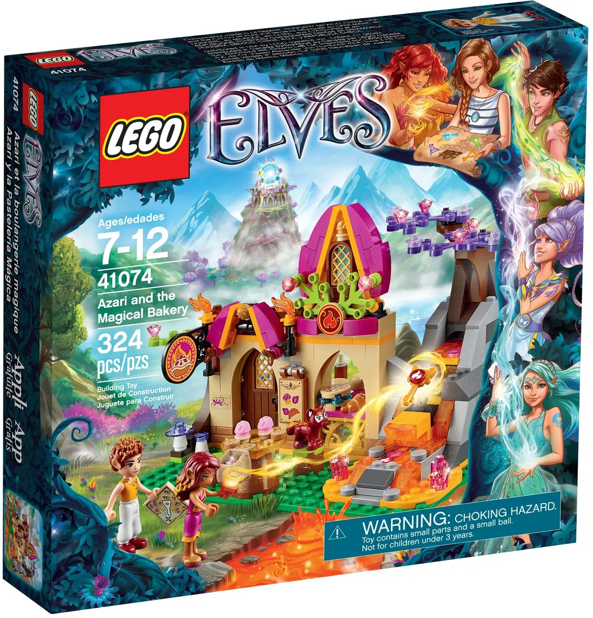 LEGO Elves 41074 Azari and the Magical Bakery set, image 2