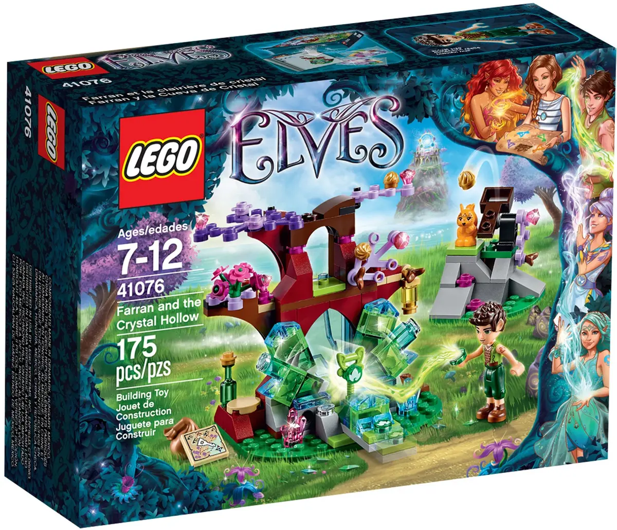 LEGO Elves 41076 Farran and the Crystal Hollow set, image 2