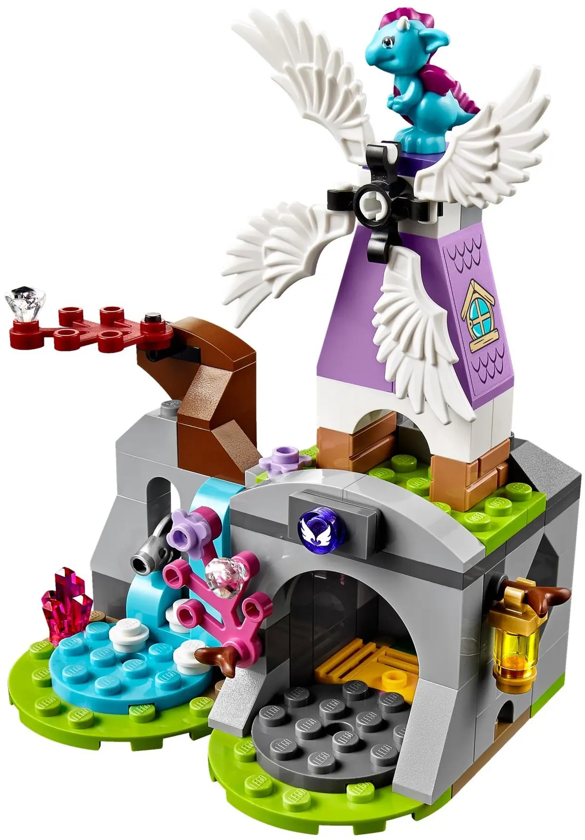 LEGO Elves 41077 Aira's Pegasus Sleigh set, image 7