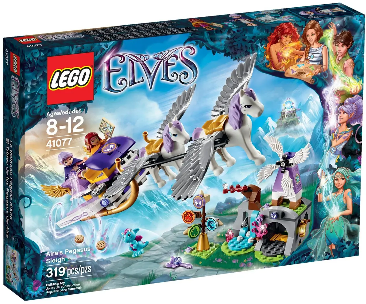 LEGO Elves 41077 Aira's Pegasus Sleigh set, image 2