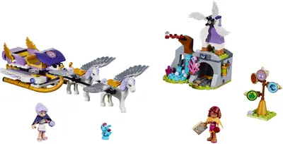 LEGO Elves 41077 Aira's Pegasus Sleigh set