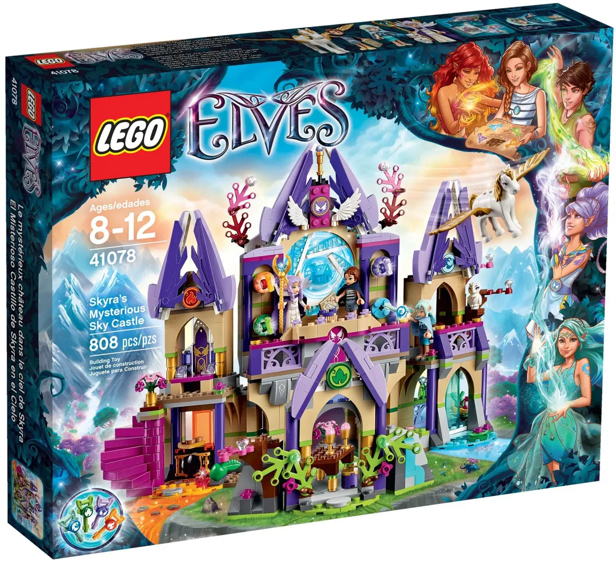 LEGO Elves 41078 Skyra's Mysterious Sky Castle set, image 2