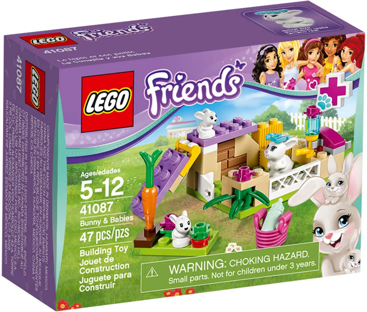 LEGO Friends 41087 Bunny & Babies set, image 2