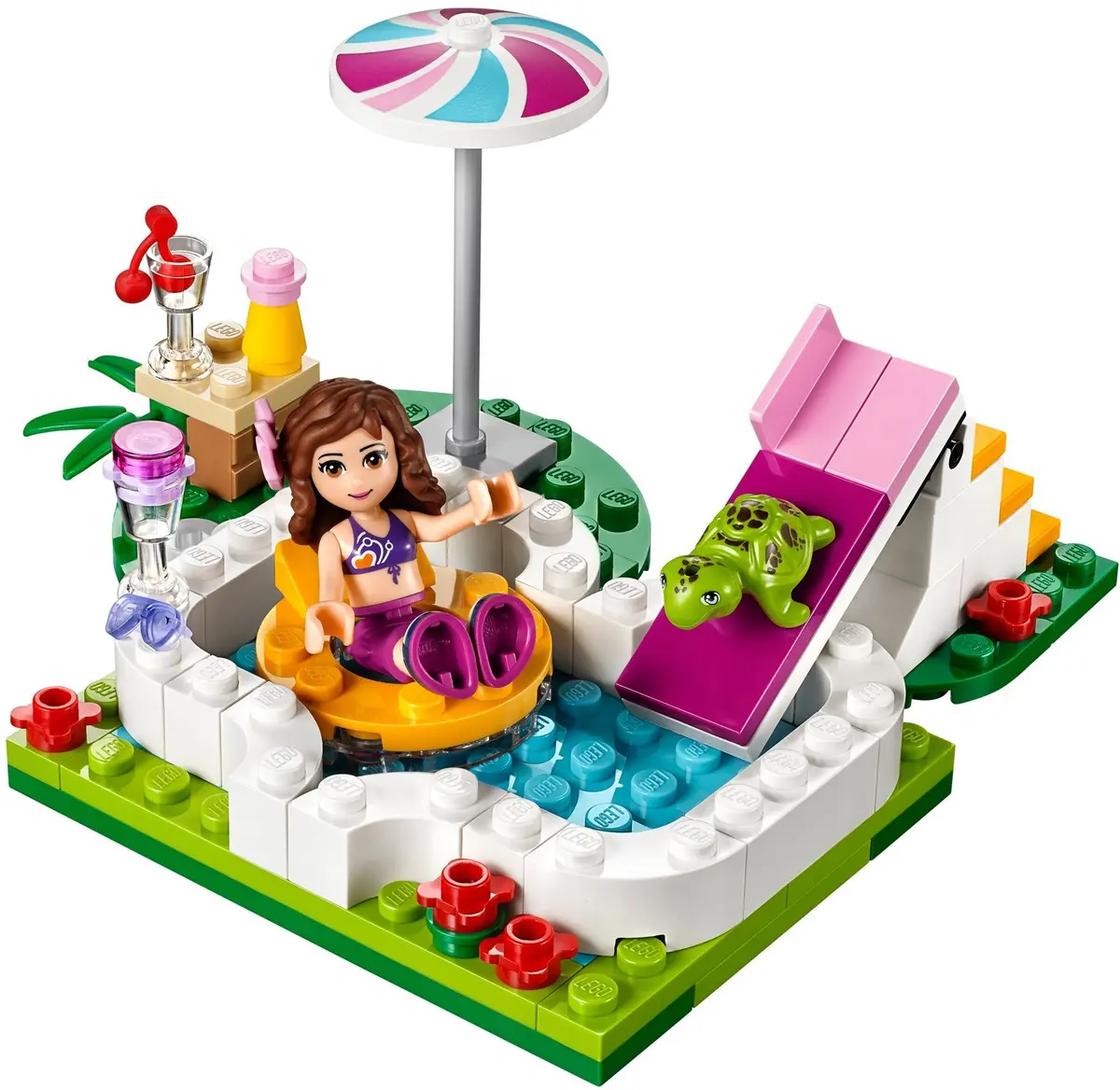 LEGO Friends 41090 Olivia's Garden Pool set, image 3
