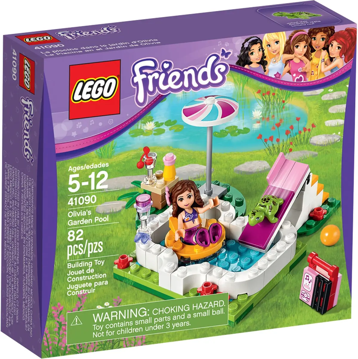 LEGO Friends 41090 Olivia's Garden Pool set, image 2
