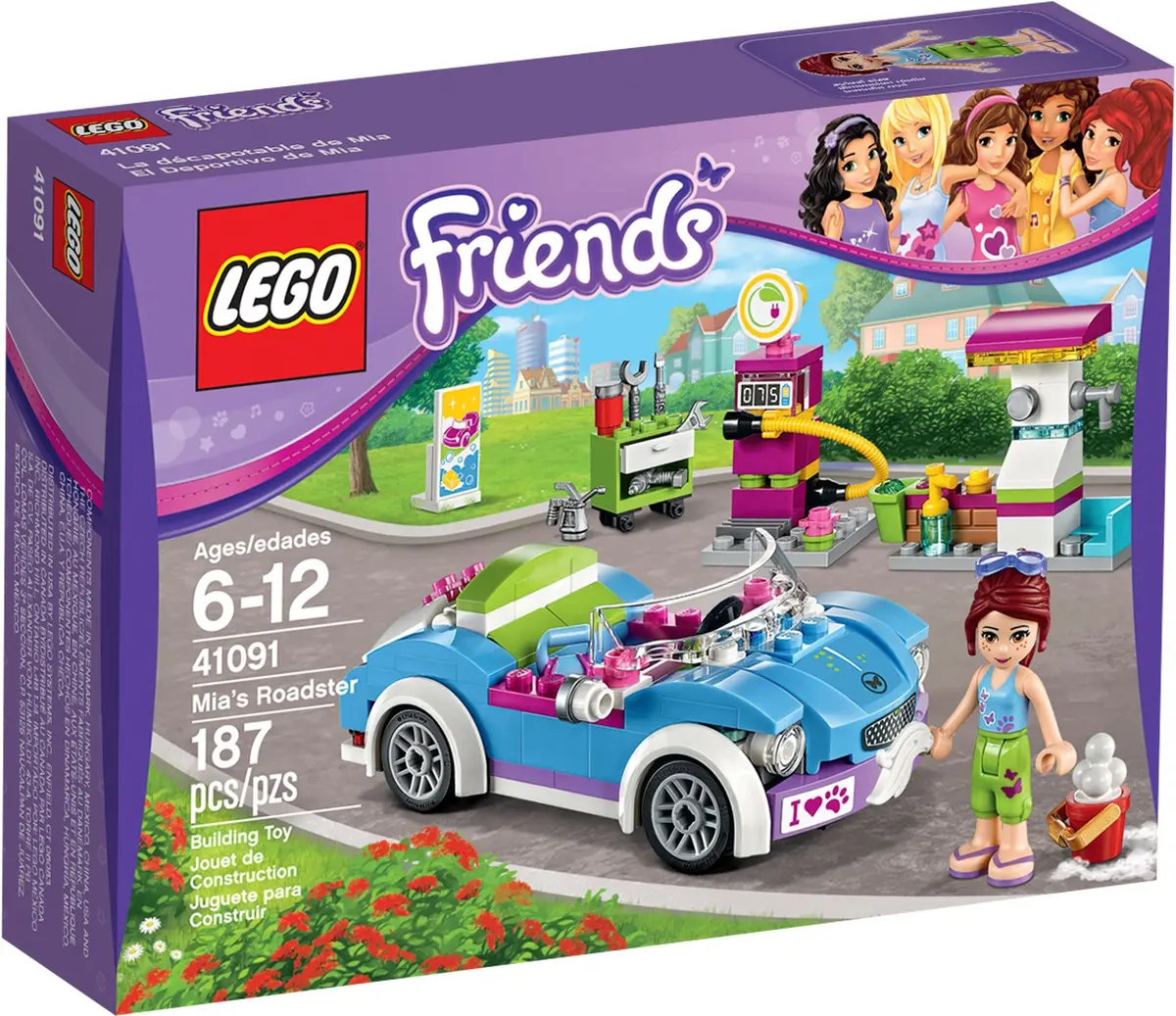 LEGO Friends 41091 Mia's Roadster set, image 2