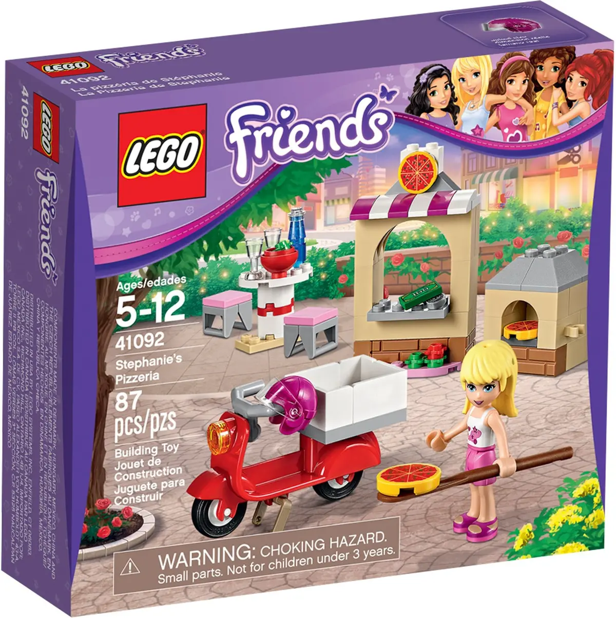 LEGO Friends 41092 Stephanie's Pizzeria set, image 2