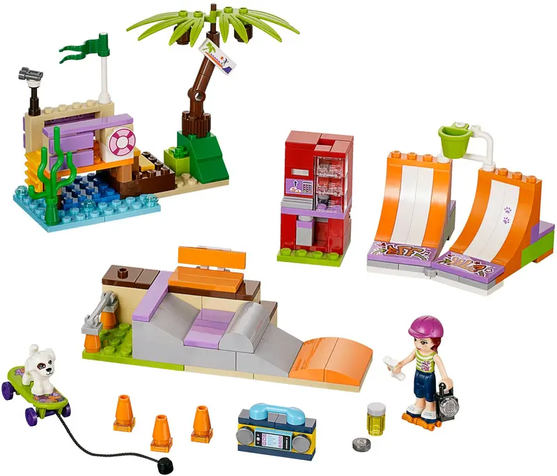 LEGO Friends 41099 Heartlake Skate Park set