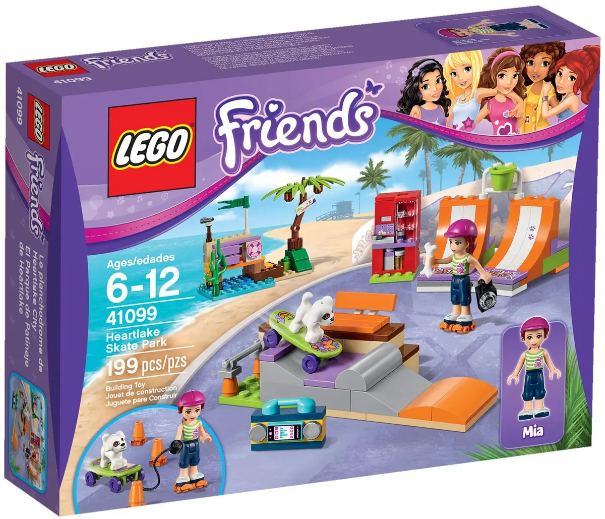 LEGO Friends 41099 Heartlake Skate Park set, image 2