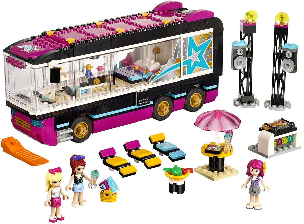 LEGO Friends 41106 Pop Star Tour Bus set