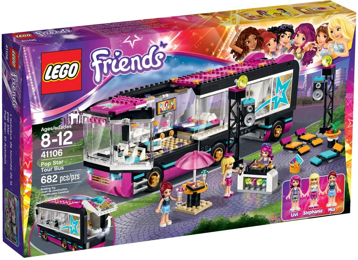 LEGO Friends 41106 Pop Star Tour Bus set, image 2