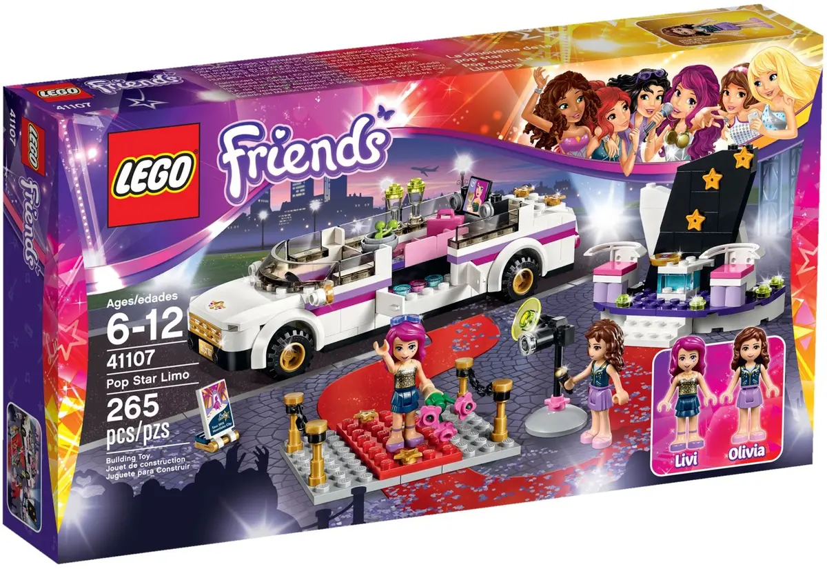 LEGO Friends 41107 Pop Star Limousine set, image 2