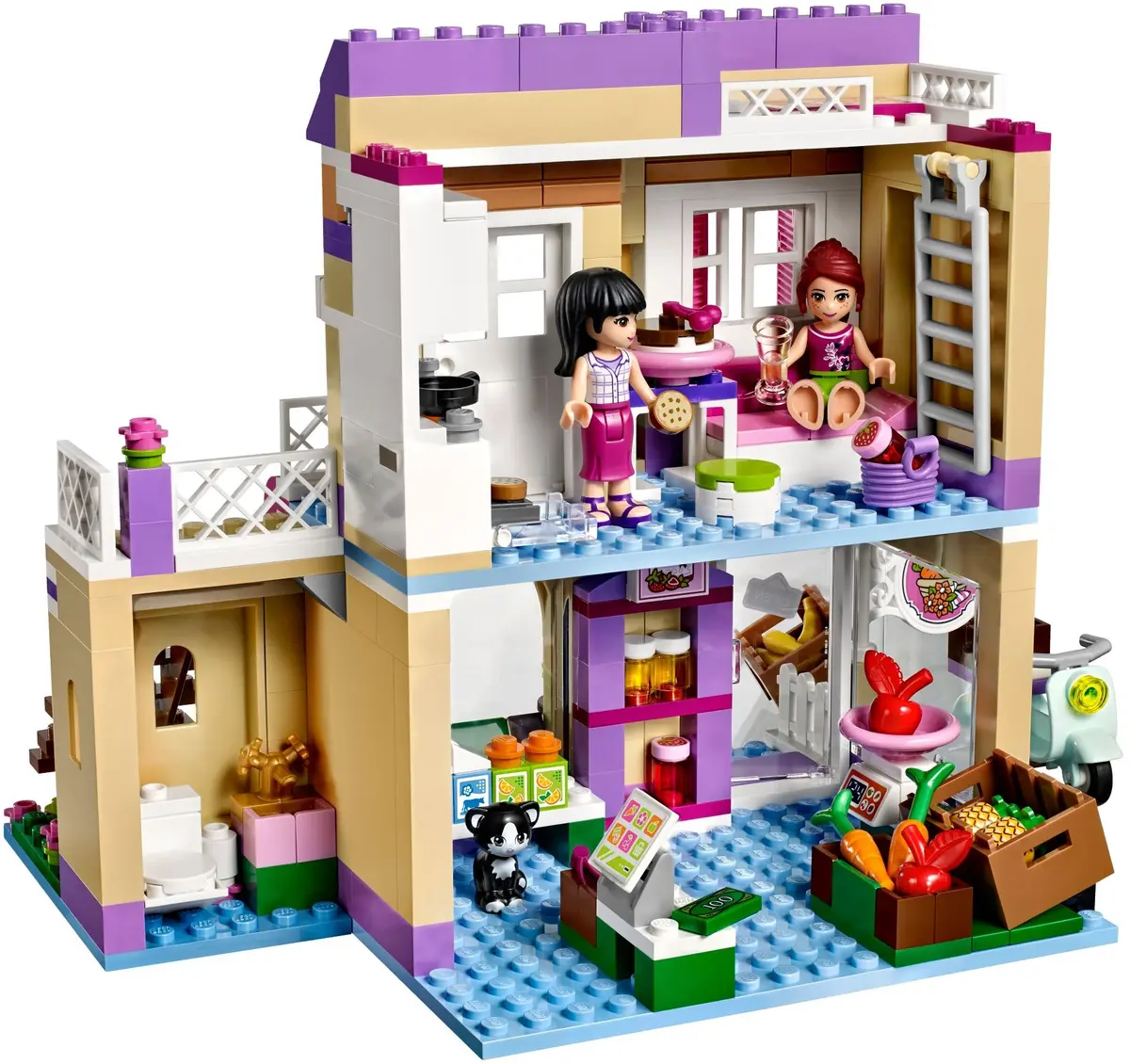 LEGO Friends 41108 Heartlake Food Market set, image 3