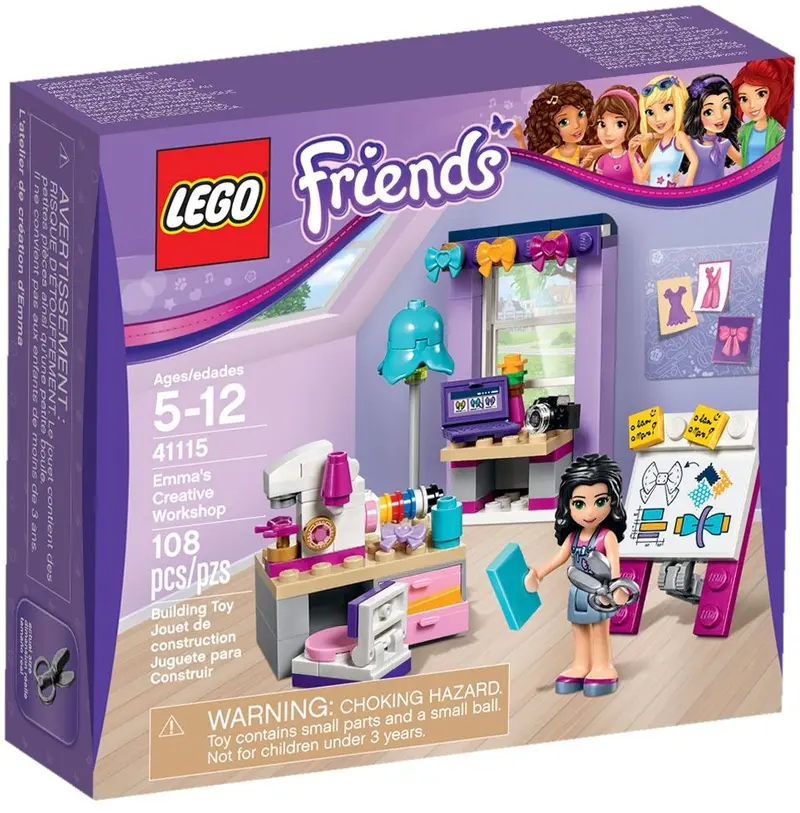 LEGO Friends 41115 Emma's Creative Workshop set, image 2