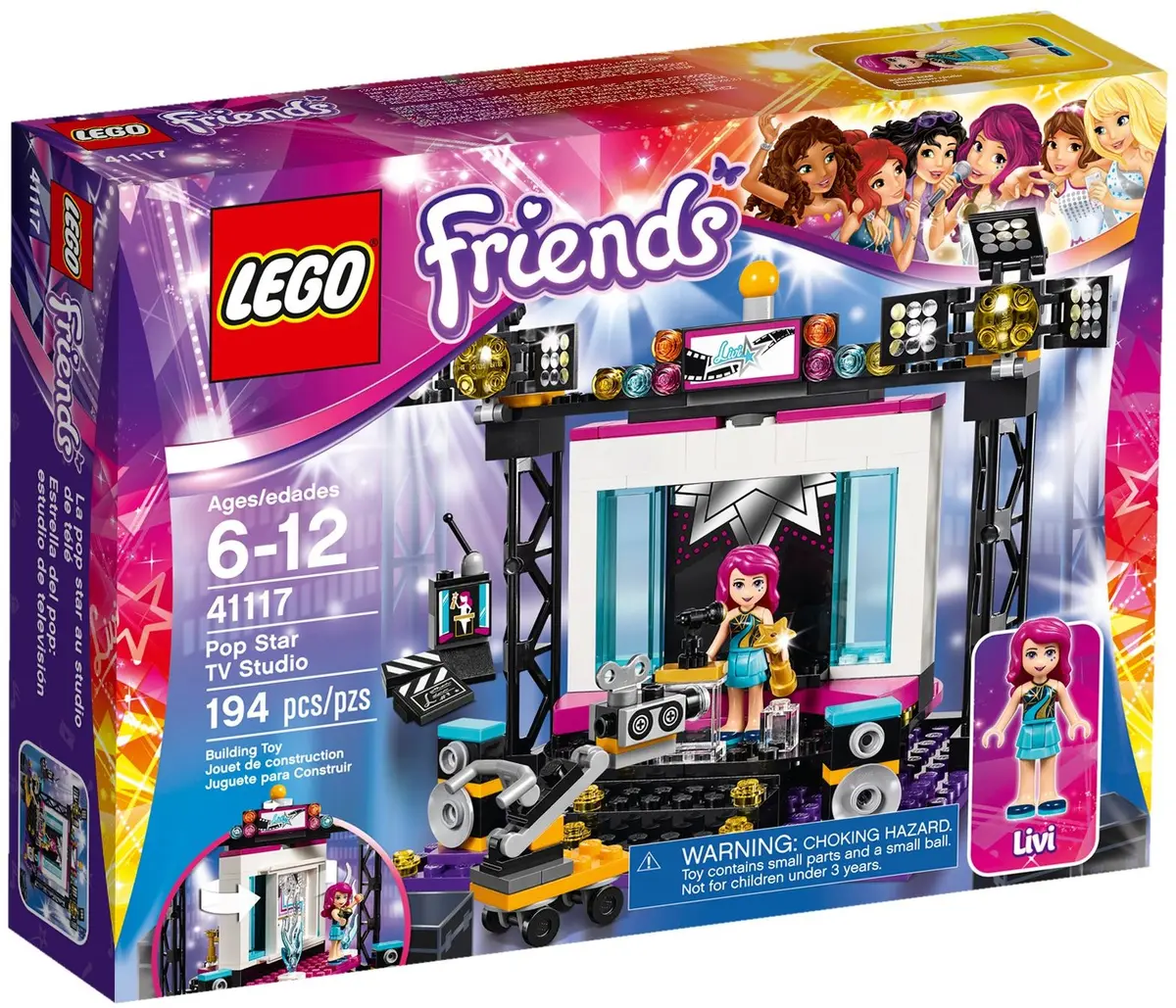 LEGO Friends 41117 Pop Star TV Studio set, image 2